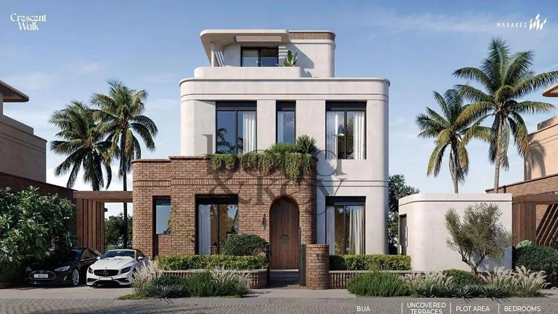 Luxury Apartment of 305 sqm in Crescent Walk Compound - New Cairo