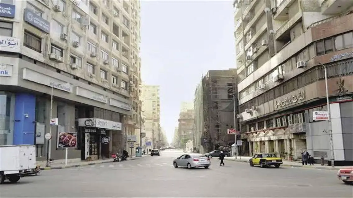 محل 55م للايجار بشارع جامعه الدول الرئيسي