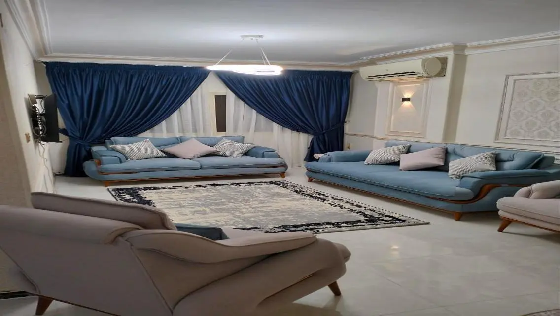 فرصه شقه مفروشه vip مستوي فندقي عفش جديد ايام ومدد