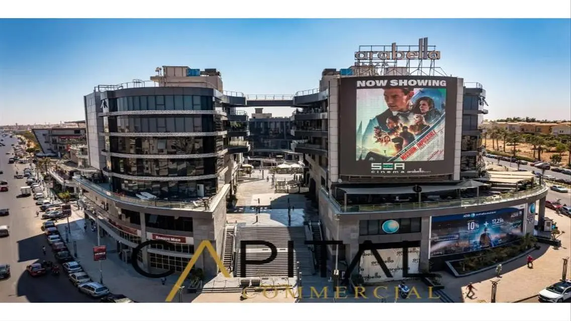 Retail 160m for rent in New Cairo
