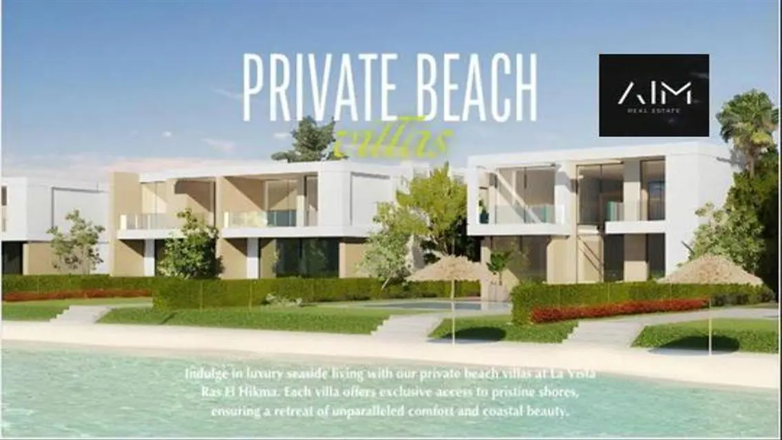 chalet 4 bed in lavista ras elhekma downpayment10%