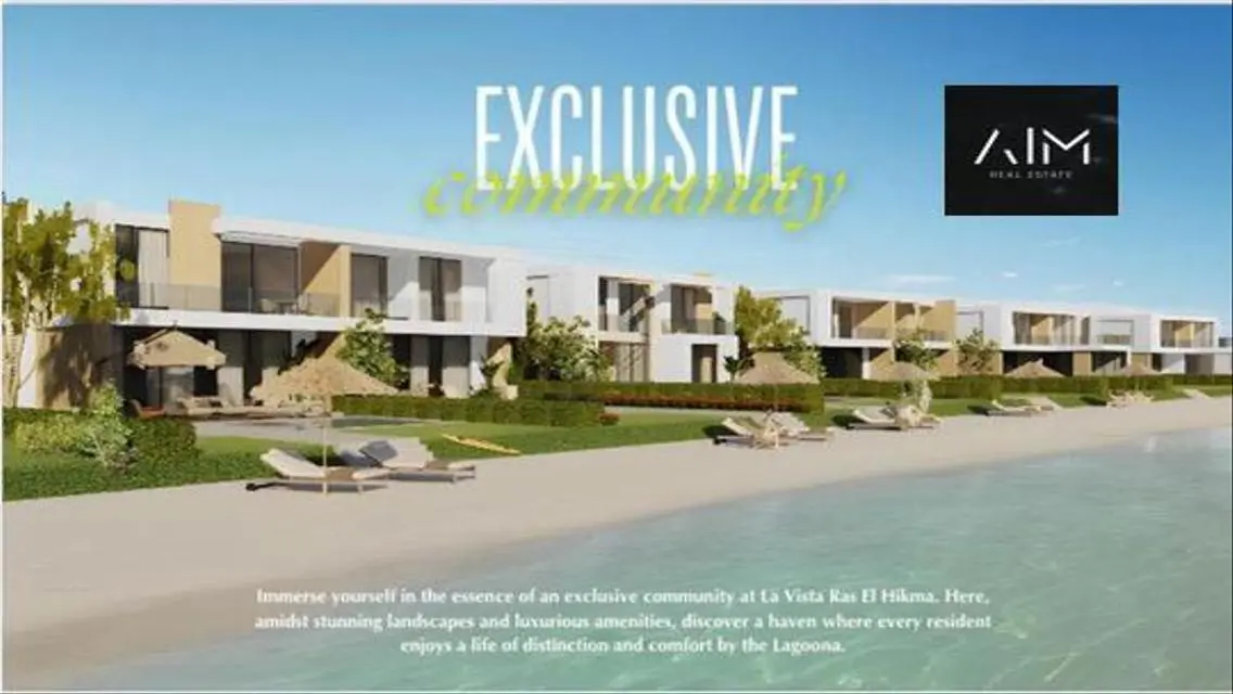 chalet 4 bed in lavista ras elhekma downpayment10%