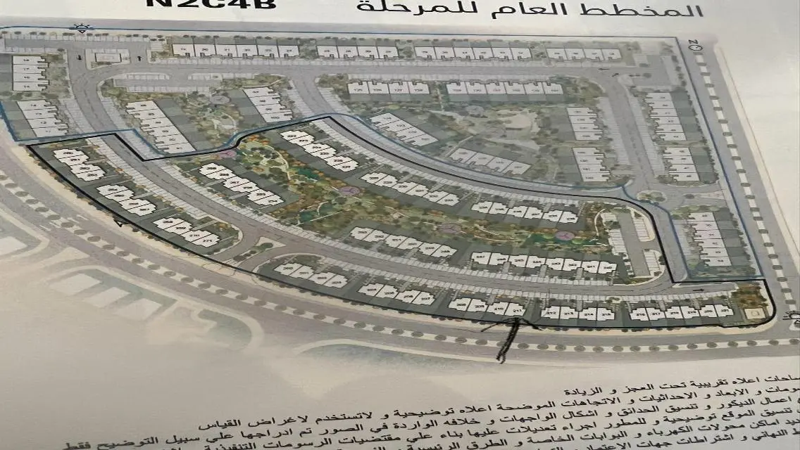 للبيع تاون هاوس 220 موقع متميز  Compound Al Burouj