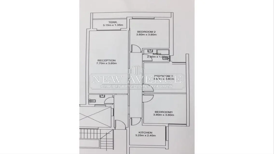 Fully finished Apartment north oriented in Marasem
