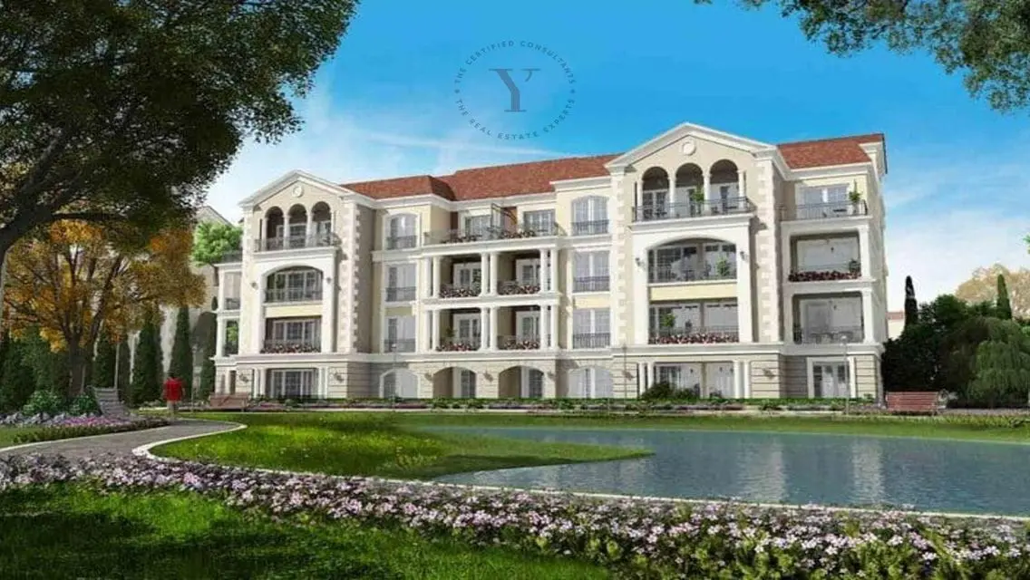 شقة ارضي بجاردن لقطة متشطبة للبيع في ريجينتس سكوير