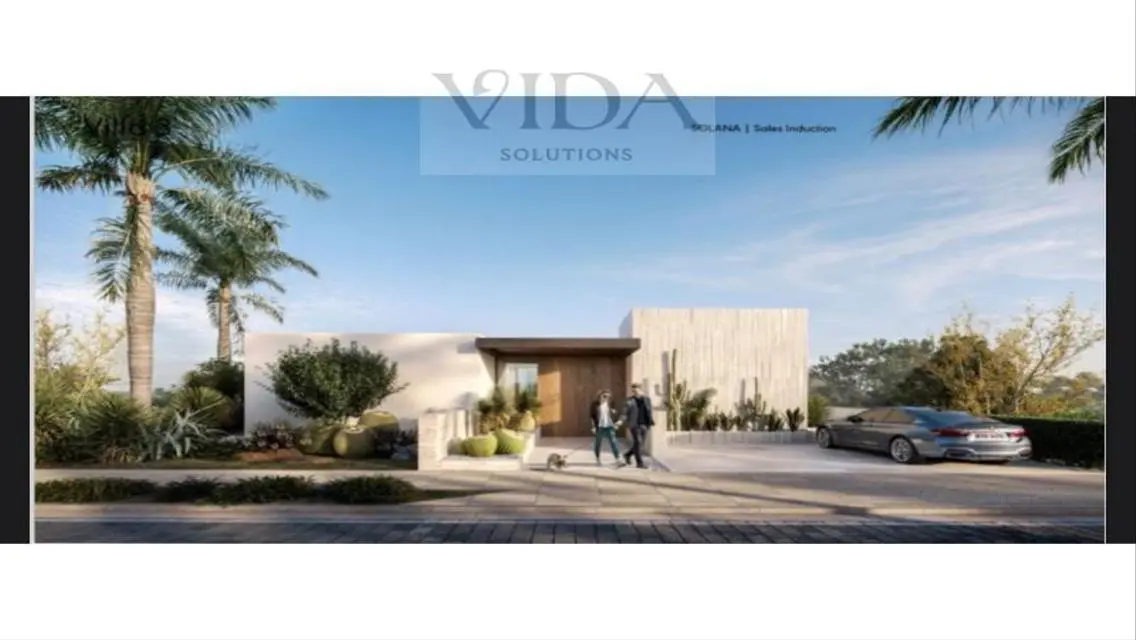 villa fully finished with ACs with the best price.