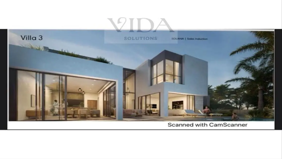villa fully finished with ACs with the best price.