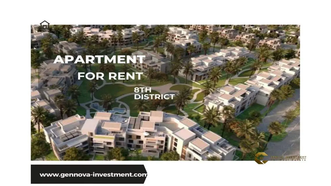 Ground floor apartment for rent 8th district zayed