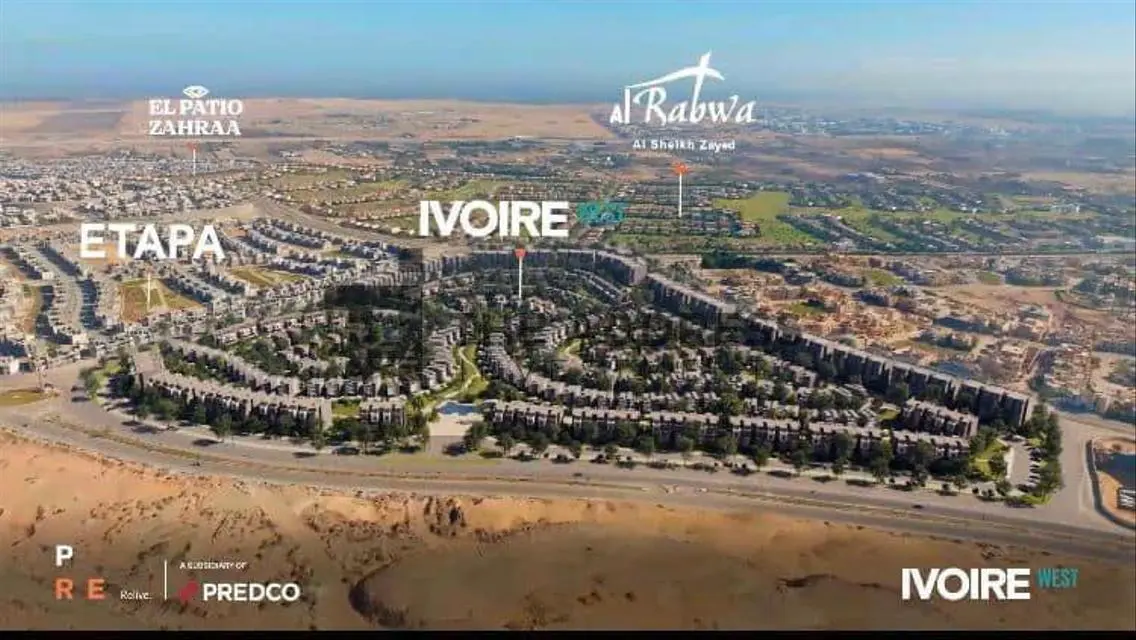 شقتك Ivoire East بدون مقدم و أقساط على 10 سنوات...