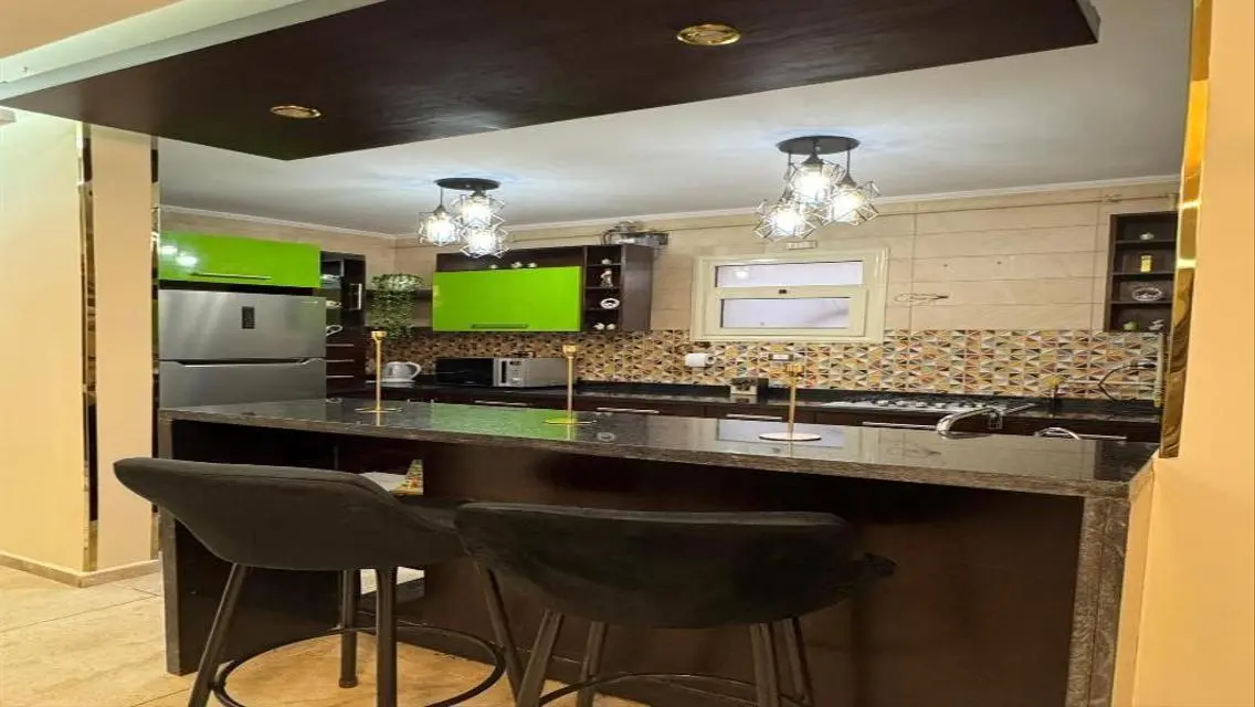 super lux furnished apartment for rent in Rehab