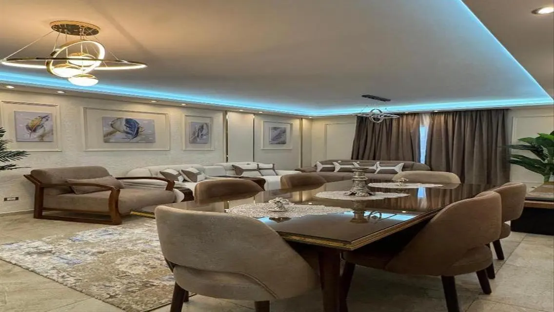super lux furnished apartment for rent in Rehab