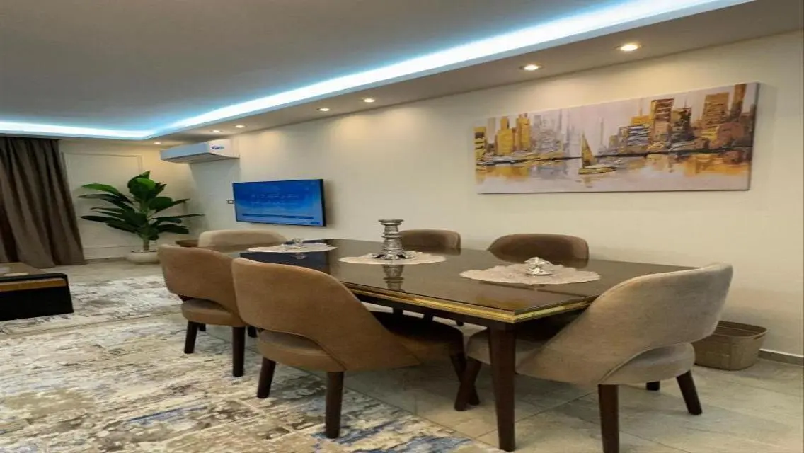 super lux furnished apartment for rent in Rehab