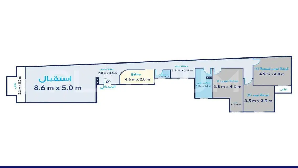 Apartment for sale, 238 m, Zaki Ragab Street - Smo