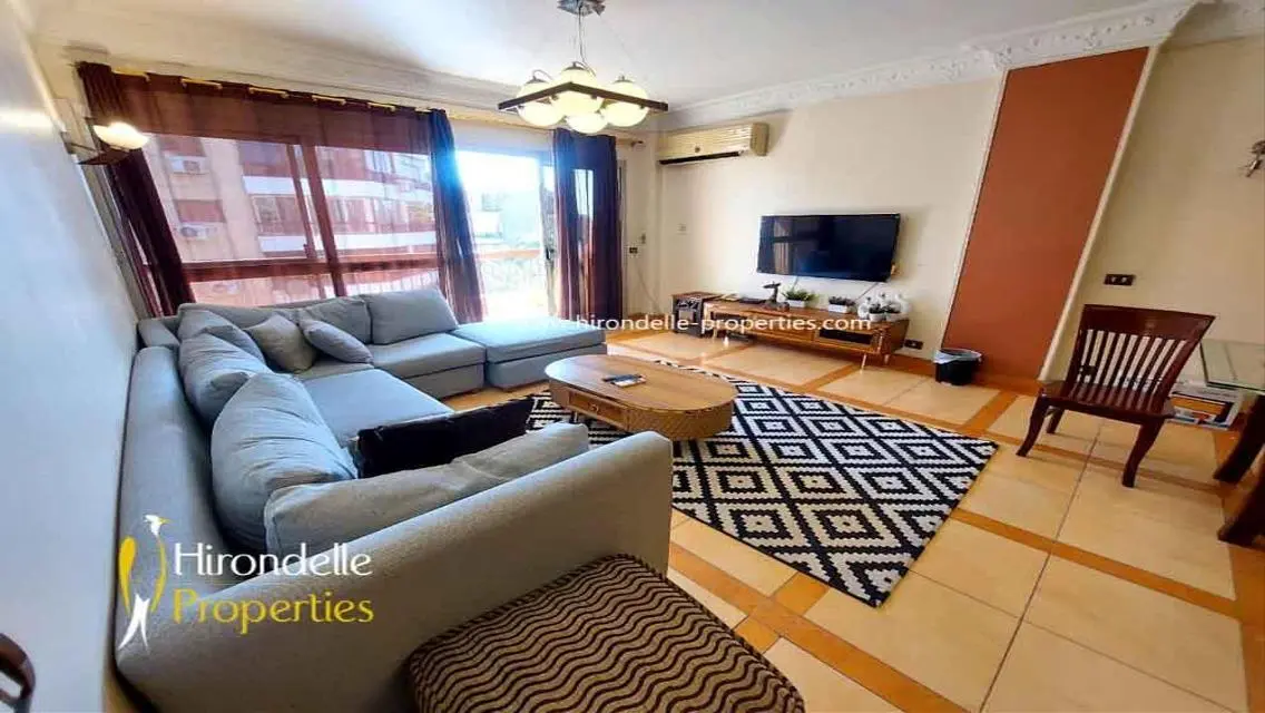 Bright &amp; Spacious Flat for Rent in Maadi Degla