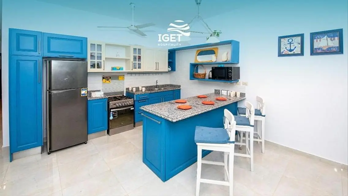 ground Chalet for rent in hacienda bay with garden
