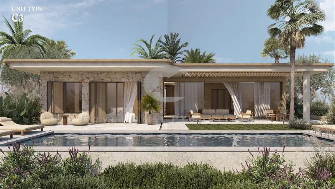 For sale chalet with garden sea view ramla marakez