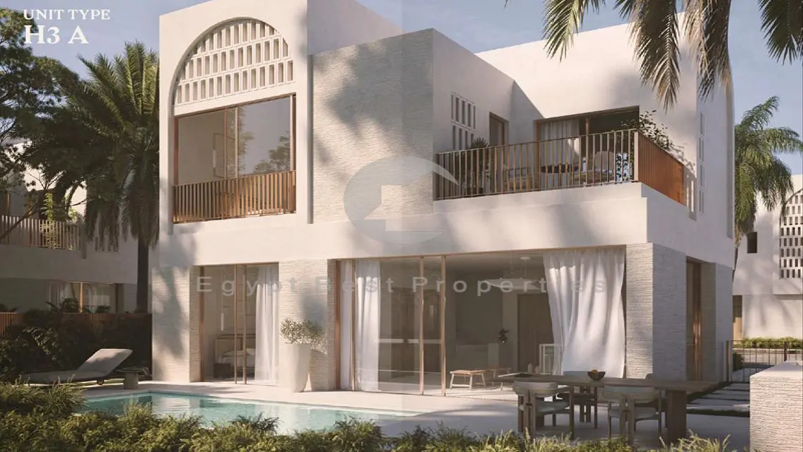 For sale chalet with garden sea view ramla marakez