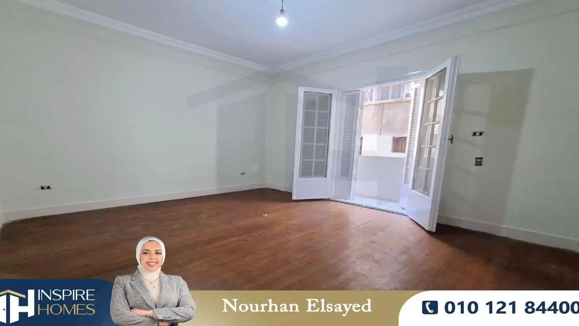 شقة للايجار سكني أو اداري 160 م سبورتنج  ش بورسعيد