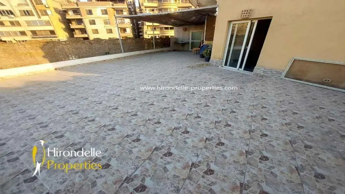 Penthouse With Big Terrace For Rent In Maadi Degla