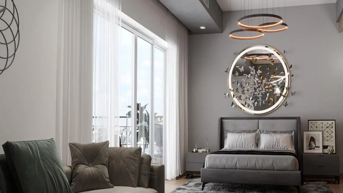 Finished apart with AC, the lowest price in Zayed.