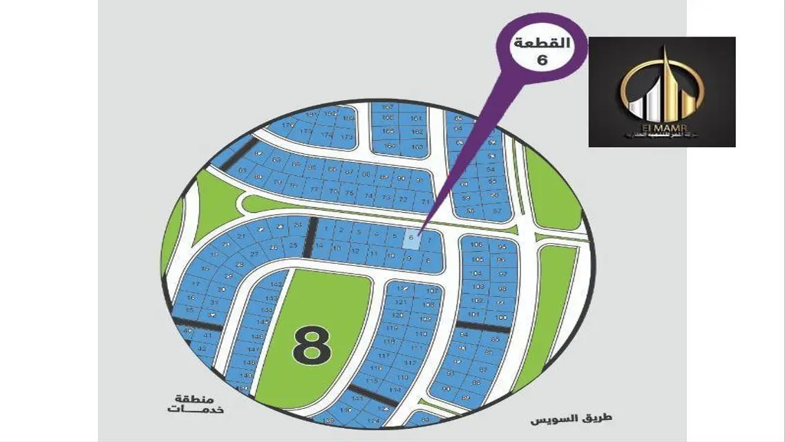للبيع امام العاصمه الاداريه مباشرا وعلي الفاصل 140