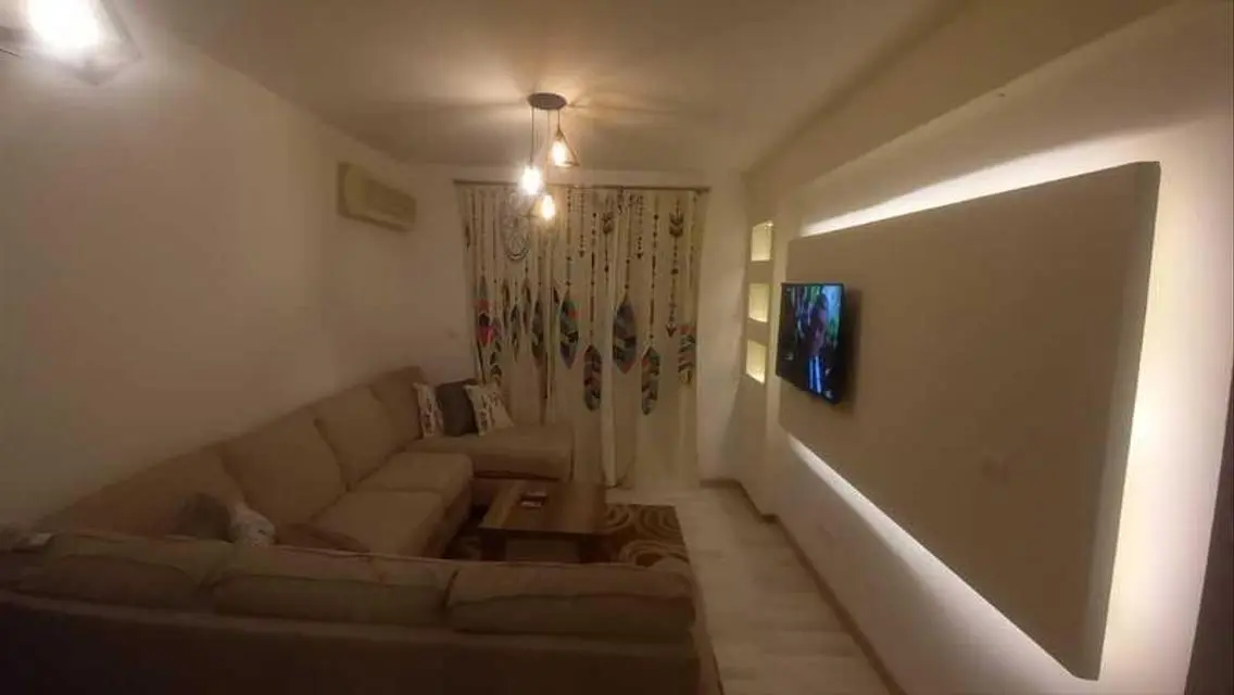 شقه مفروشه بالكامل فيو جاردن في كمبوند الرحاب