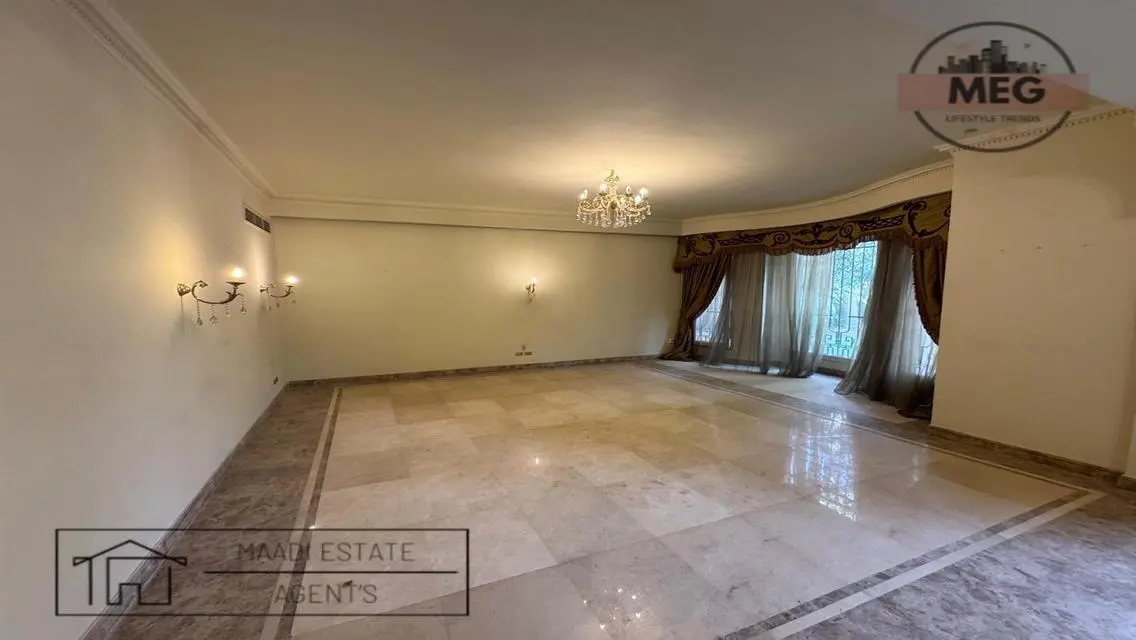فيلا ساحرة للإيجار في سرايات المعادي موقع مميز