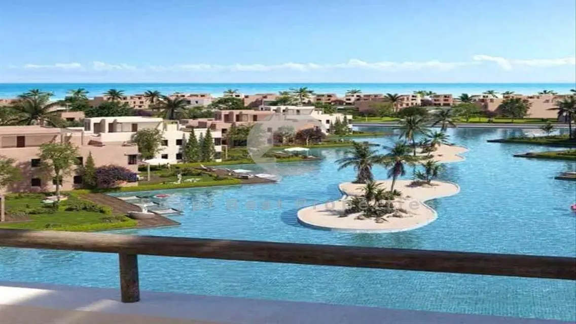 شاليه مطل على البحيرة ريسيل في هاسيندا ووترز