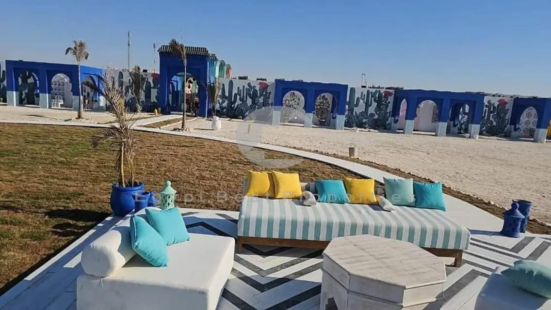 شاليه غرفتين للبيع بهاسيندا ويست متشطب بالكامل