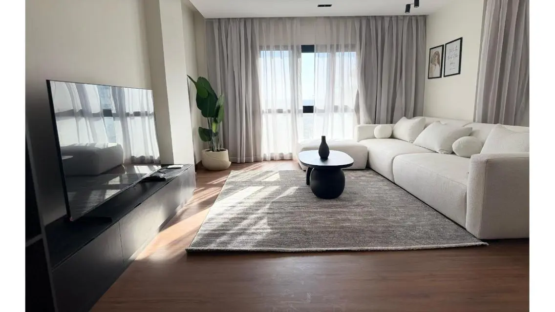 شقة للايجار مفروشة بالكامل اول استخدام في villette