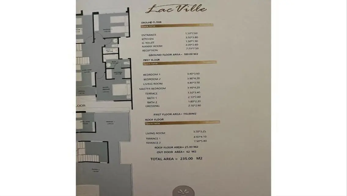 تاون هاوس فوري كمبوند Lac Ville الشيخ زايد