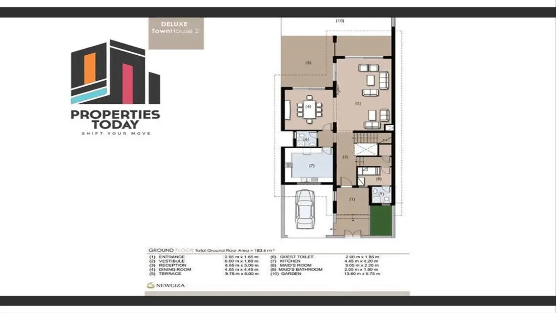 Town house delux prim location Open View new giza
