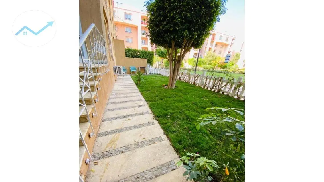 لقطه للإيجار المفروش أرضي ب جاردن لوكيشن مميز جدا