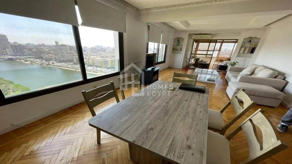 Nile-View Apartment for Rent in South Zamalek
