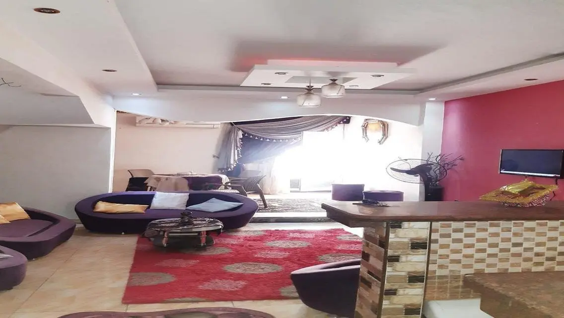 شاليه للإيجار الشيخ زايد مفروش مكيف مدخل خاص