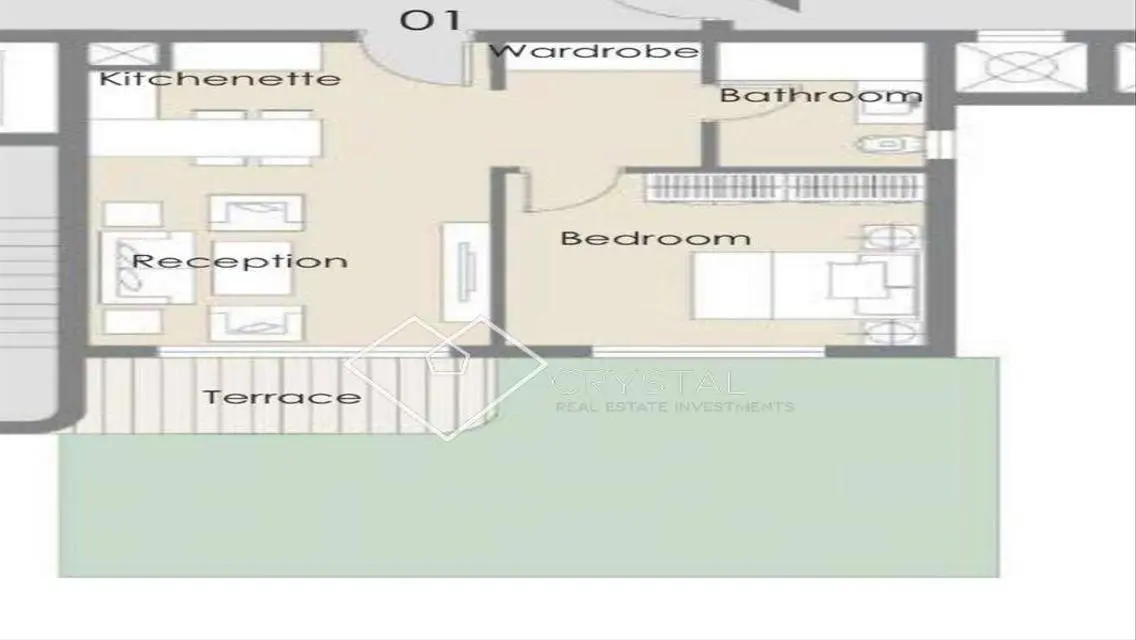 Amazing Studio wthi Garden , Prime Location