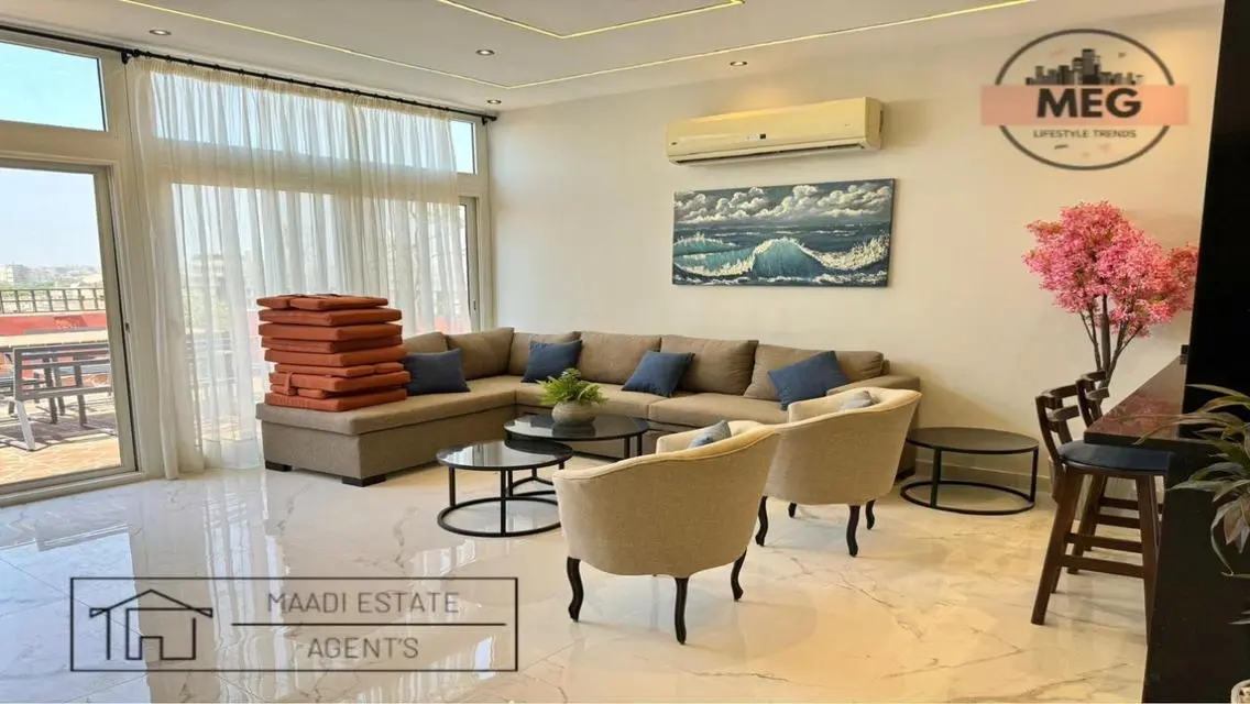 Amazing Penthouse For Rent in Degla Maadi