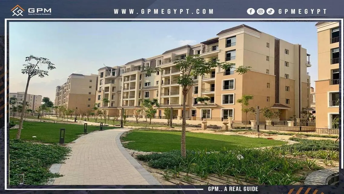 Apartment 164m corner in Sarai S1 Mostakbal City