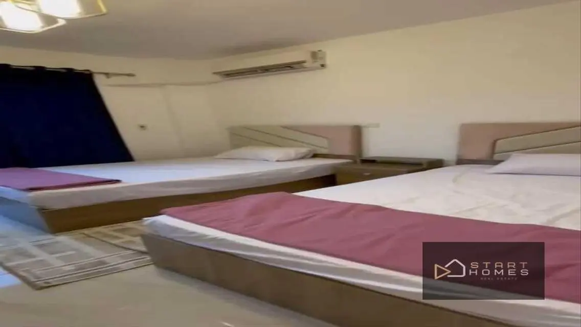 بتجهيز راقى شقة مفروش للايجار فى مدينتى 140م
