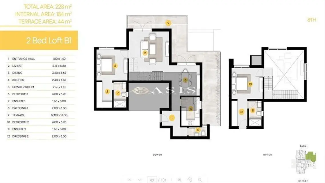 DUPLEX LOFT - LOWEST PRICE - VERY PRIME LOCATION