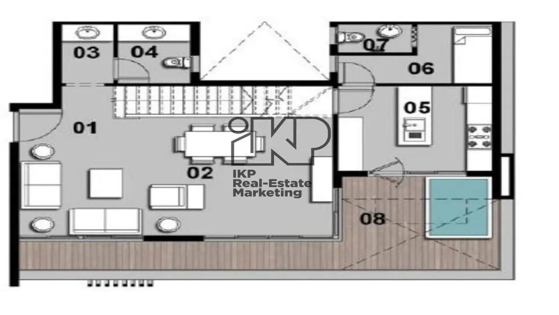 Resale Sky villa with lowest OVER at BOSCO CITY