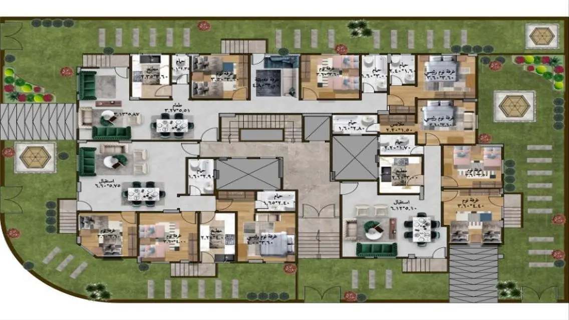 Luxury Apartment with Private Garden and Parking