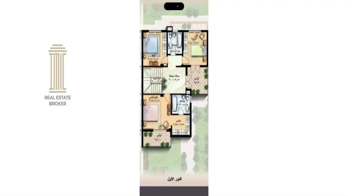 For sale villa in Rehab, open view and distinct lo