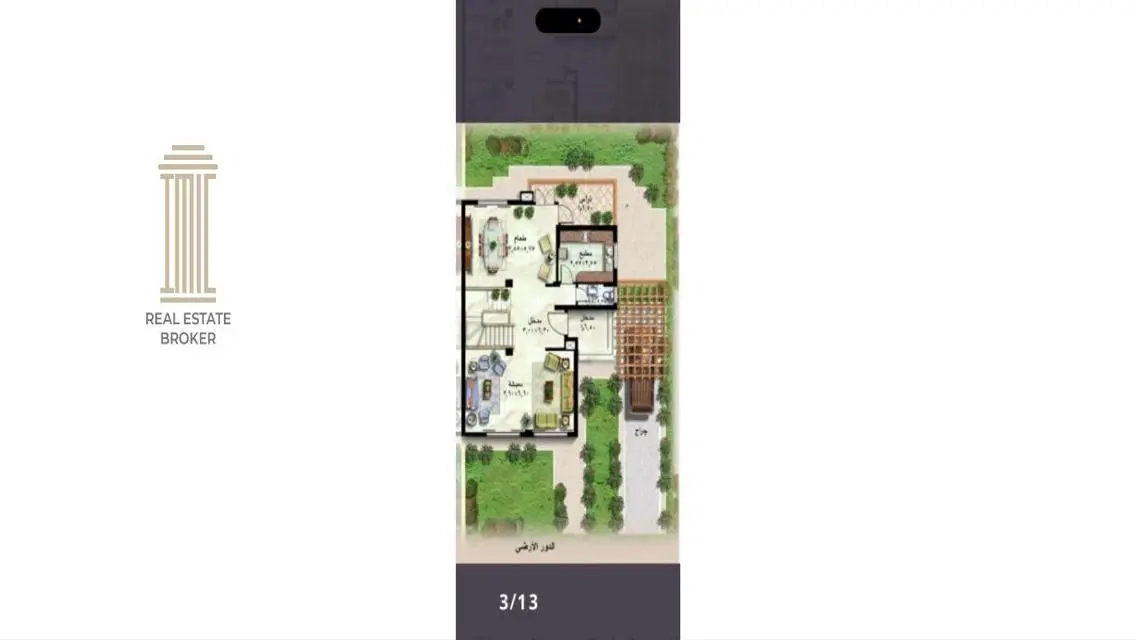 For sale villa in Rehab, open view and distinct lo