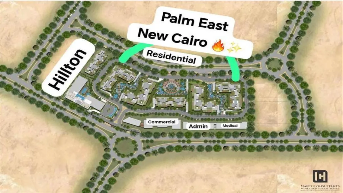 Luxury Apartment for Sale in Palm Capital, El Shrouk