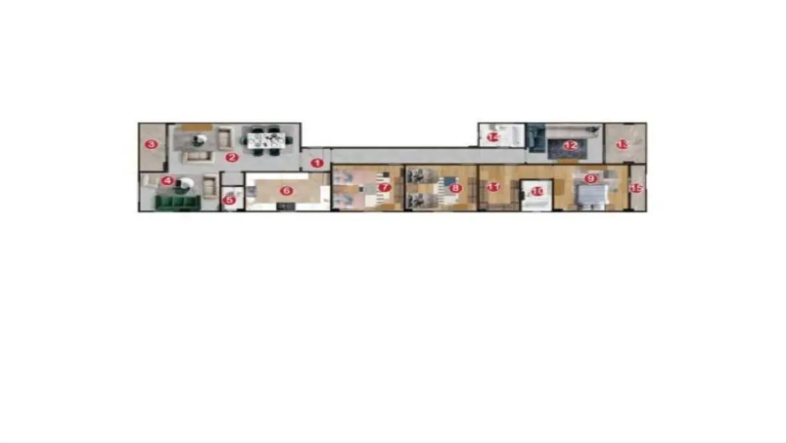 Luxury Apartment for Sale with Study Room and Covered Parking