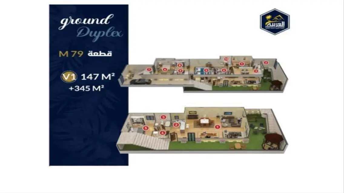 Luxury Apartment for Sale with Study Room and Covered Parking