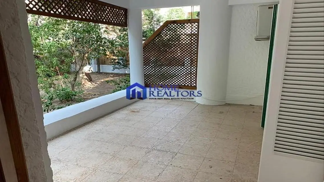 Unique Ground Floor High Ceiling Apartment for Rent in Prime Maadi Location