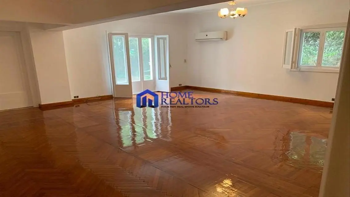 Unique Ground Floor High Ceiling Apartment for Rent in Prime Maadi Location