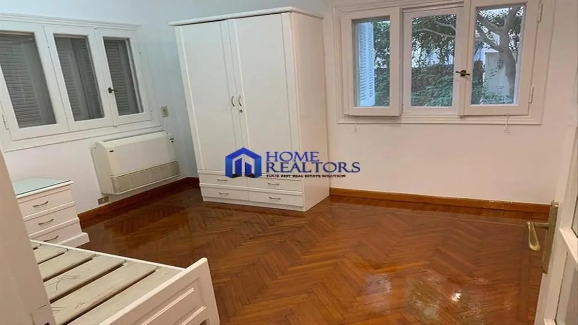 Unique Ground Floor High Ceiling Apartment for Rent in Prime Maadi Location